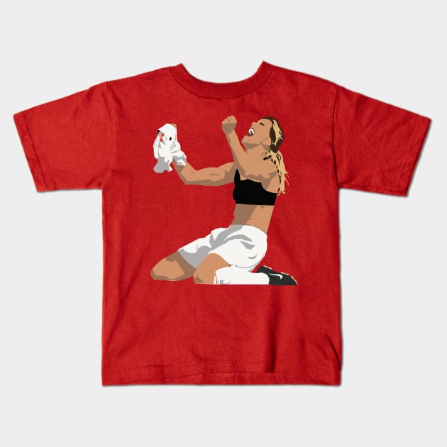 Brandi Chastain USWNT Kids T-Shirt by Hevding